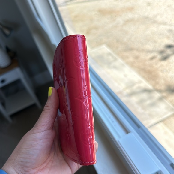 🍓Louis Vuitton Framboise (pink) Vernis Kisslock Wallet - Picture 14 of 16
